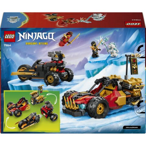 LEGO® NINJAGO® Kai ve Cole’un Birleşen Araçları 71864