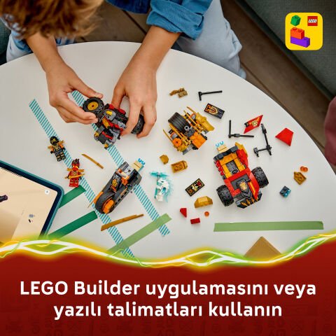 LEGO® NINJAGO® Kai ve Cole’un Birleşen Araçları 71864