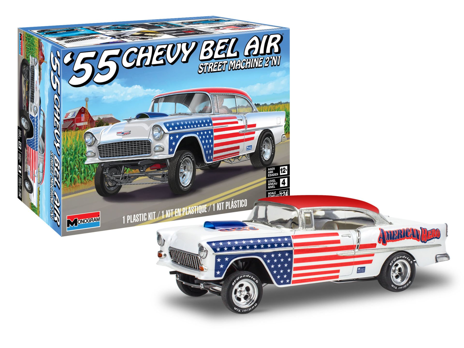 Revell 1955 Chevy Bel Air Street Machine 2N1