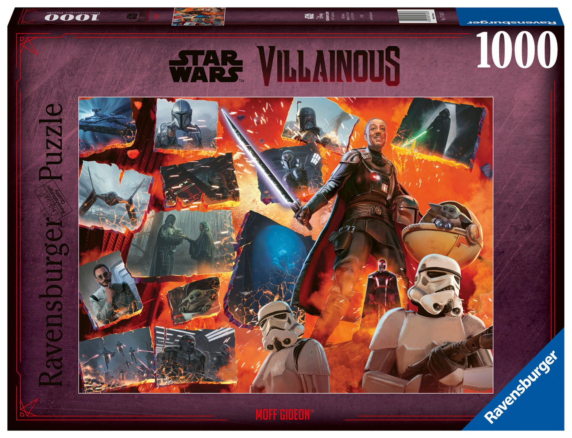 1000 Parça Puzzle Star Wars Vill Moff Gideon