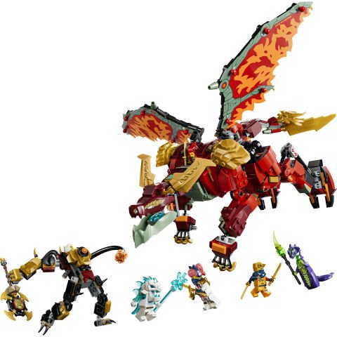 LEGO® NINJAGO® Wyldfyre'ın Dönüşen Ejderha Robotu 71868
