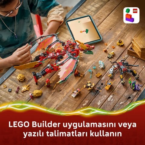 LEGO® NINJAGO® Wyldfyre'ın Dönüşen Ejderha Robotu 71868