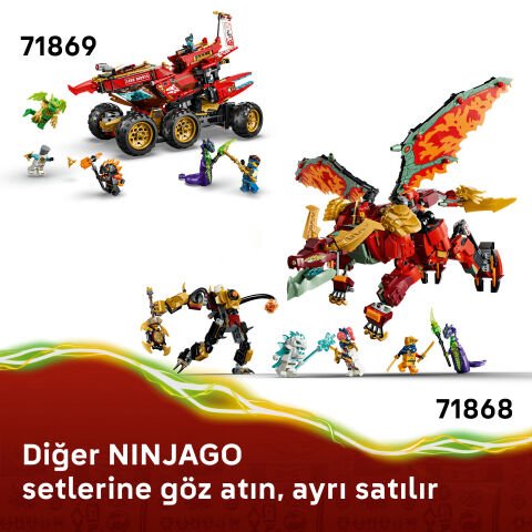 LEGO® NINJAGO® Wyldfyre'ın Dönüşen Ejderha Robotu 71868