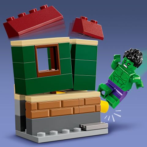 LEGO® Marvel Motosikletli Iron Man ve Hulk Oyun Seti 76287