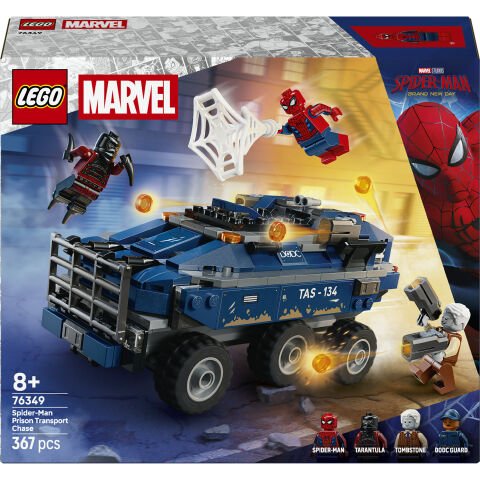 LEGO® ǀ Marvel Örümcek Adam Hapishane Nakliye Aracı Takibi 76349