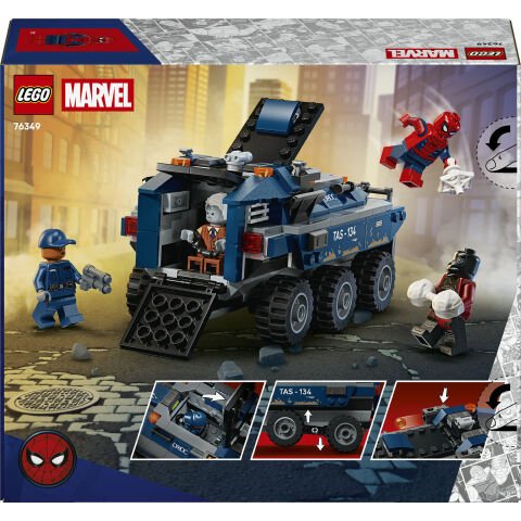 LEGO® ǀ Marvel Örümcek Adam Hapishane Nakliye Aracı Takibi 76349