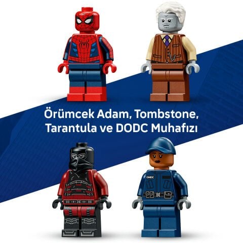 LEGO® ǀ Marvel Örümcek Adam Hapishane Nakliye Aracı Takibi 76349