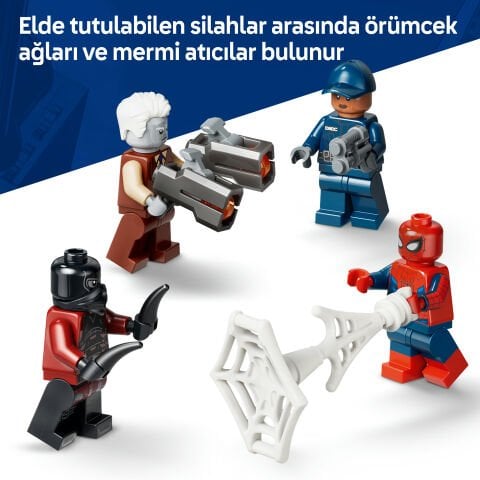 LEGO® ǀ Marvel Örümcek Adam Hapishane Nakliye Aracı Takibi 76349