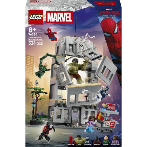 LEGO® ǀ Marvel Örümcek Adam ve Hulk’ın Destansı Çarpışması 76350