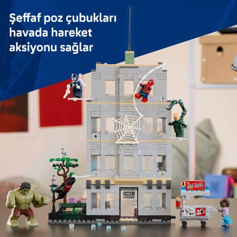 LEGO® ǀ Marvel Örümcek Adam ve Hulk’ın Destansı Çarpışması 76350