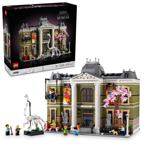 LEGO® Icons Doğa Tarihi Müzesi 10326 -Yetişkinler için Koleksiyonluk ve Sergilenebilir Yaratıcı Model Yapım Seti