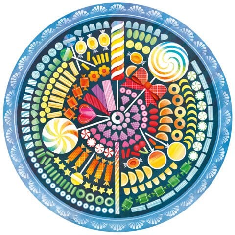 500 Parça Puzzle Daire Şekerleme