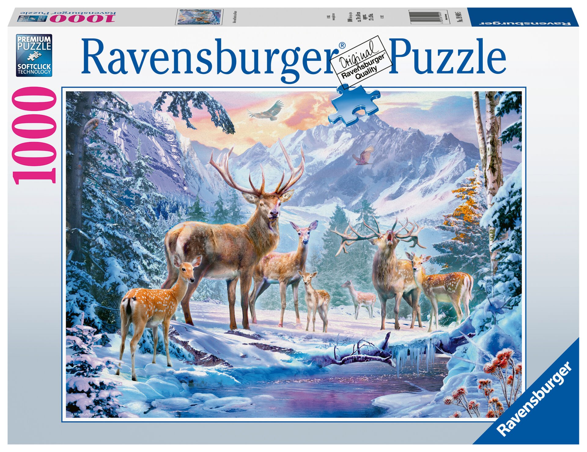 1000 Parça Puzzle Karaca ve Geyik