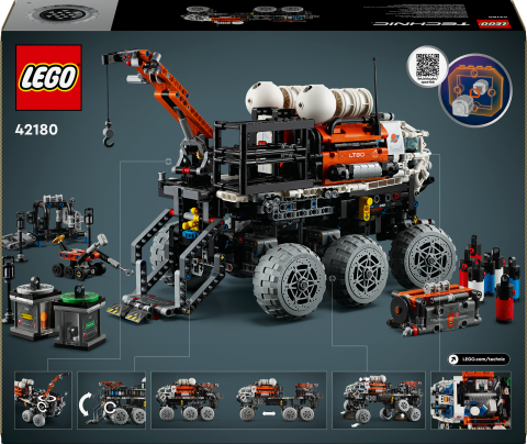 LEGO® Technic Mars Ekibi Keşif Aracı 42180 - 11 Yaş ve Üzeri Uzay Meraklısı Çocuklar için Koleksiyonluk Yaratıcı Oyuncak Model Yapım Seti