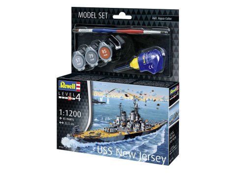 Revell Model Set Battleship USS New Jersey