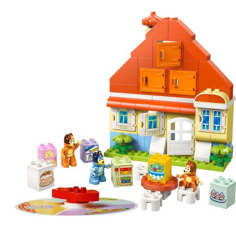 LEGO® DUPLO® Bluey: Bluey Ailesinin Evi ve Hafıza Oyunu İnteraktif Oyuncak 10459