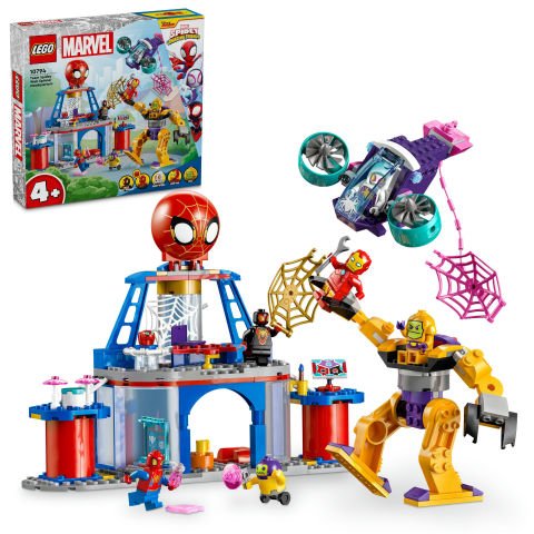LEGO® 4+ Spidey Takımı Ağ Örücü Karargahı 10794 - 5 Minifigür İçeren Yaratıcı Oyuncak Yapım Seti