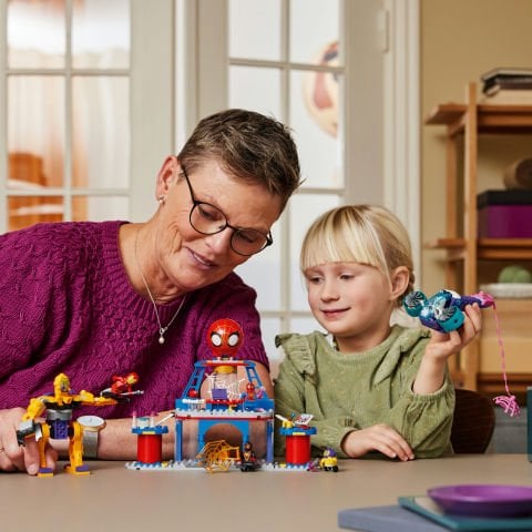 LEGO® 4+ Spidey Takımı Ağ Örücü Karargahı 10794 - 5 Minifigür İçeren Yaratıcı Oyuncak Yapım Seti