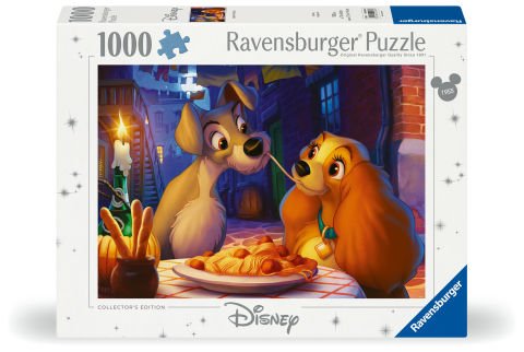 1000 Parça Puzzle Walt Disney Leydi ve Sokak Köpeği