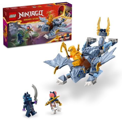 LEGO® NINJAGO® Genç Ejderha Riyu 71810 -3 Ninja Minifigürü İçeren Yaratıcı Oyuncak Yapım Seti