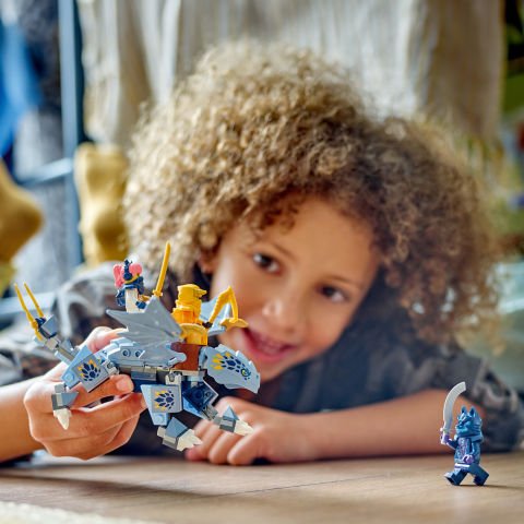 LEGO® NINJAGO® Genç Ejderha Riyu 71810 -3 Ninja Minifigürü İçeren Yaratıcı Oyuncak Yapım Seti
