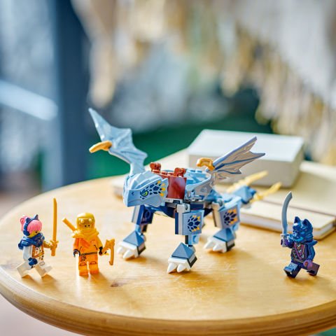 LEGO® NINJAGO® Genç Ejderha Riyu 71810 -3 Ninja Minifigürü İçeren Yaratıcı Oyuncak Yapım Seti