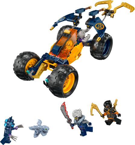 LEGO® NINJAGO® Arin’in Ninja Arazi Buggy Arabası 71811 -  3 Ninja Minifigürü İçeren Yaratıcı Oyuncak Yapım Seti