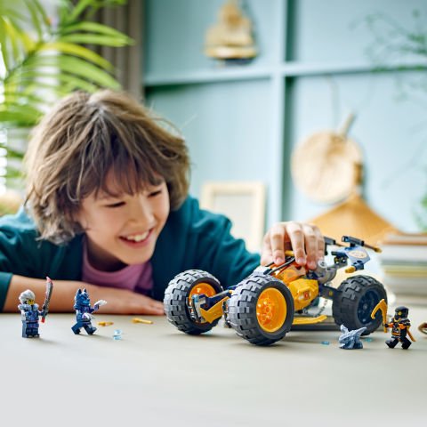 LEGO® NINJAGO® Arin’in Ninja Arazi Buggy Arabası 71811 -  3 Ninja Minifigürü İçeren Yaratıcı Oyuncak Yapım Seti