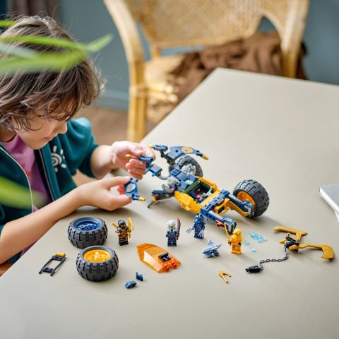LEGO® NINJAGO® Arin’in Ninja Arazi Buggy Arabası 71811 -  3 Ninja Minifigürü İçeren Yaratıcı Oyuncak Yapım Seti
