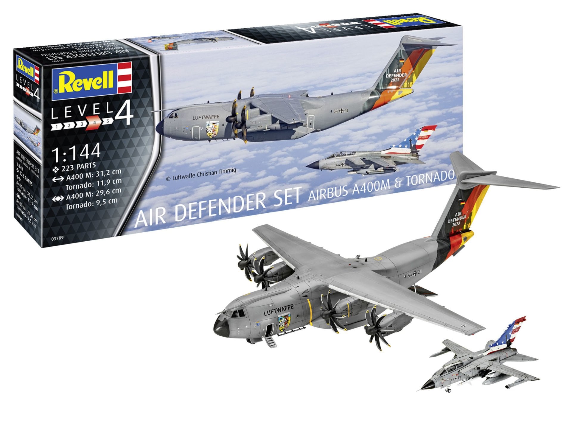 Revell Air Defender Set Airbus A400M & Tornado