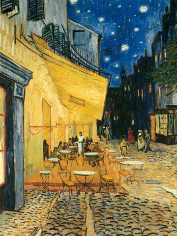 1000 Parça Puzzle Kafe Terasta Gece