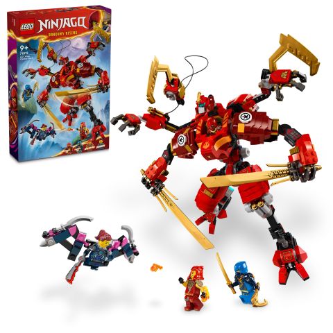 LEGO® NINJAGO® Kai’nin Ninja Tırmanma Robotu 71812 - 4 Ninja Minifigürü İçeren Yaratıcı Oyuncak Yapım Seti