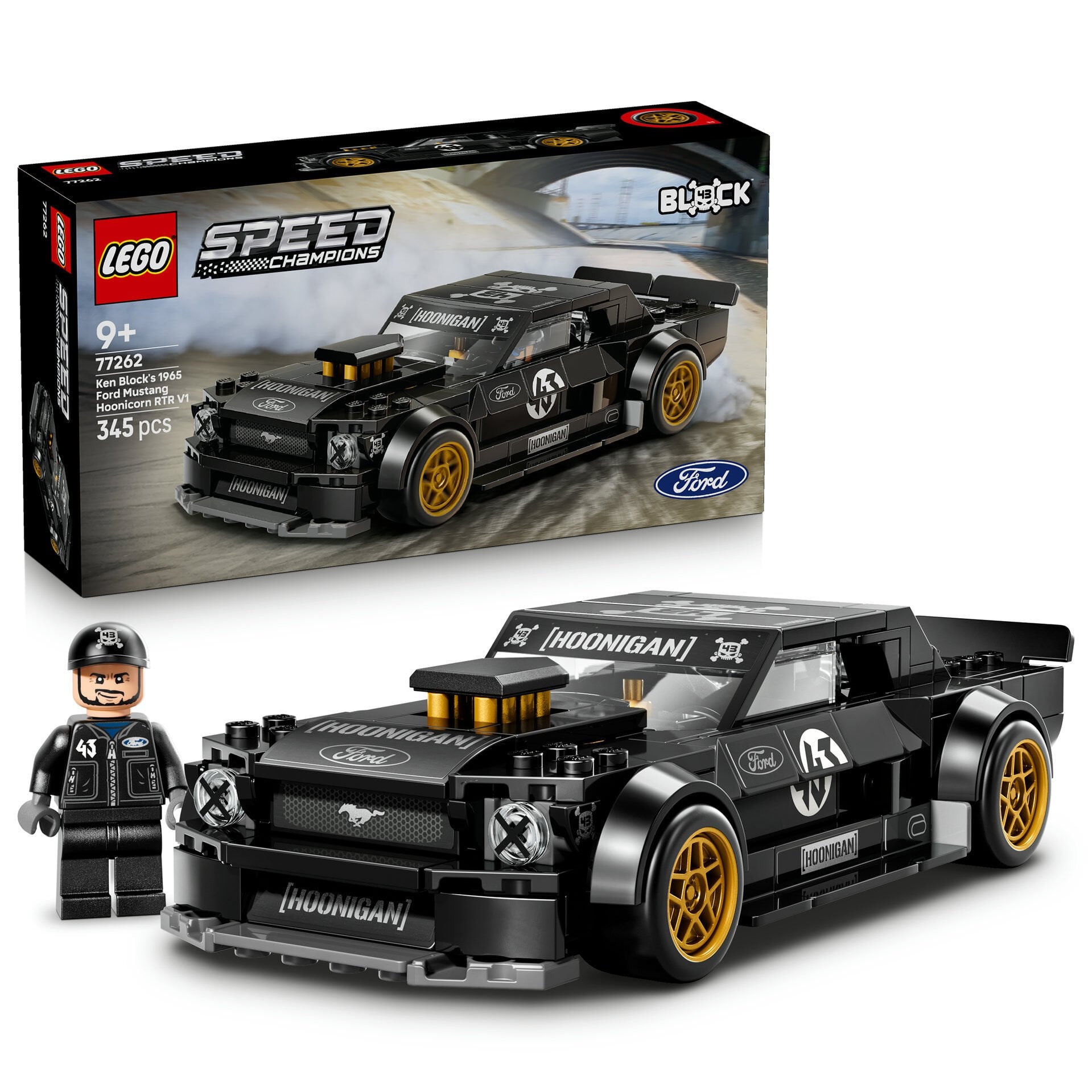 LEGO® Speed Champions Ken Block’un ‘65 Ford Mustang Hoonicorn V1’i 77262