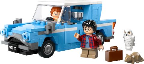 LEGO® Harry Potter™ Uçan Ford Anglia™ 76424 - Harry Potter Hayranları için Harry Potter ve Ron Weasley™ Minifigürü İçeren Koleksiyonluk Yaratıcı Oyuncak Yapım Seti (165 Parça)
