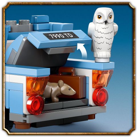LEGO® Harry Potter™ Uçan Ford Anglia™ 76424 - Harry Potter Hayranları için Harry Potter ve Ron Weasley™ Minifigürü İçeren Koleksiyonluk Yaratıcı Oyuncak Yapım Seti (165 Parça)
