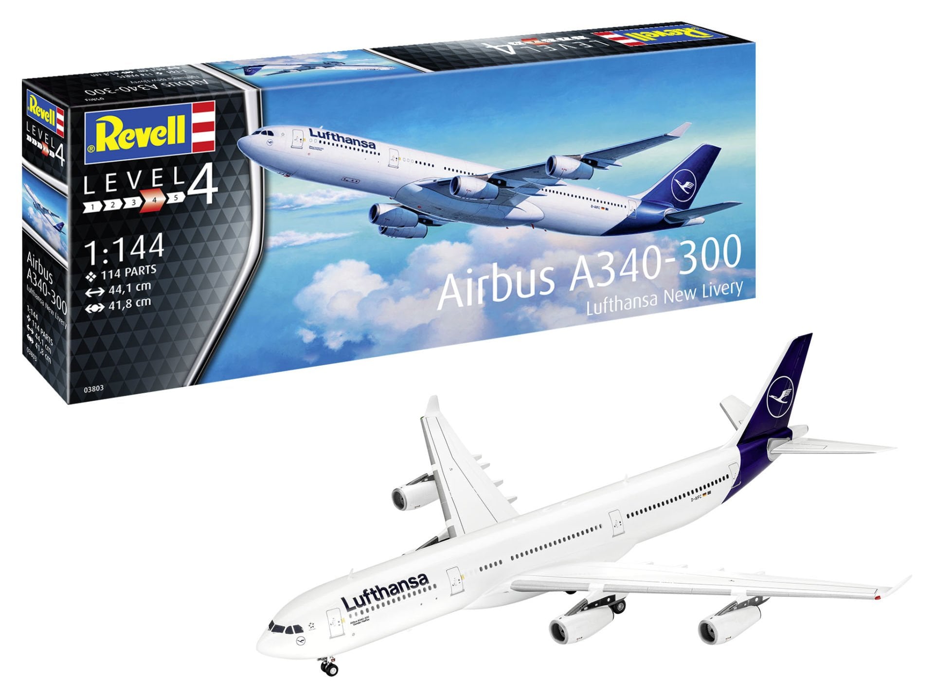 Revell Airbus A340-300 Lufthansa New Livery