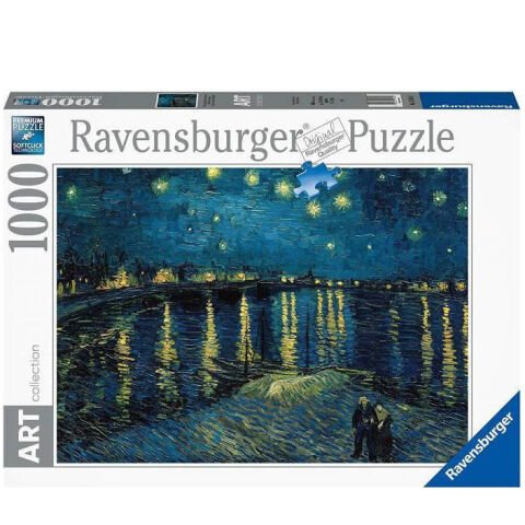 1000 Parça Puzzle Van Gogh Yıldızlı Gece