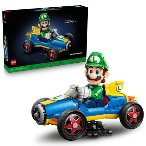 LEGO®  Mario Kart – Luigi ve Mach 8 72050 Model Yapım Seti