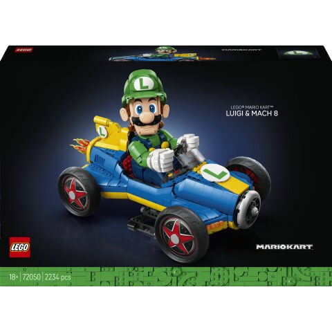 LEGO®  Mario Kart – Luigi ve Mach 8 72050 Model Yapım Seti