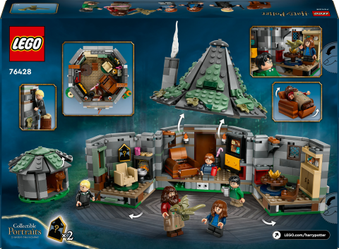 LEGO® Harry Potter™ Hagrid’in Kulübesi: Beklenmedik Bir Ziyaret 76428 -Harry Potter Hayranları için 5 Minifigür İçeren Koleksiyonluk Yaratıcı Oyuncak Yapım Seti (896 Parça)