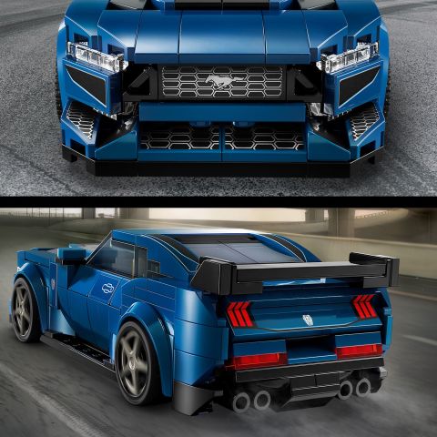 LEGO® Speed Champions Ford Mustang Dark Horse Spor Araba 76920 - Koleksiyonluk ve Sergilenebilir Yaratıcı Oyuncak Model Yapım Seti