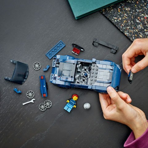 LEGO® Speed Champions Ford Mustang Dark Horse Spor Araba 76920 - Koleksiyonluk ve Sergilenebilir Yaratıcı Oyuncak Model Yapım Seti