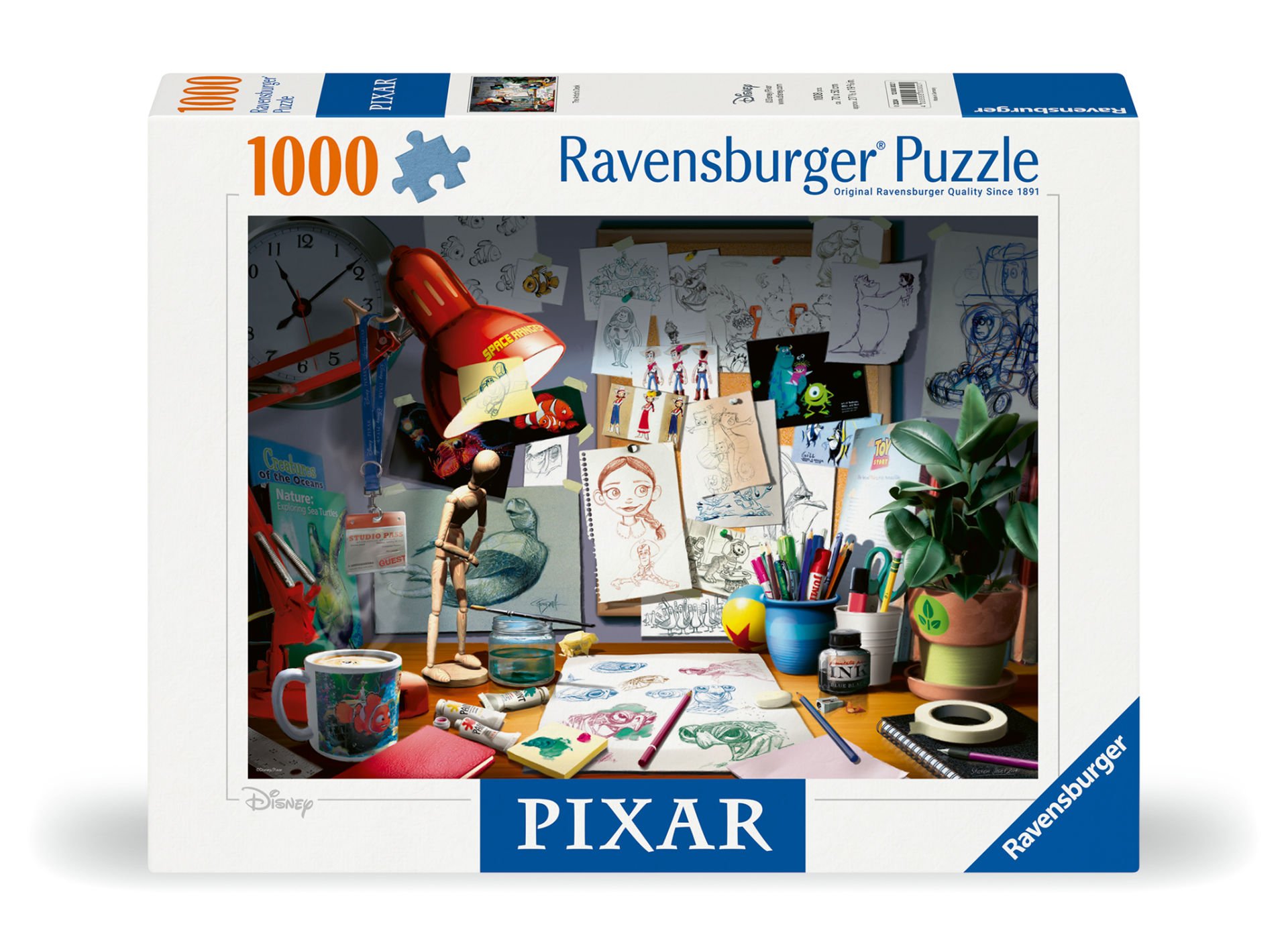 1000 Parçalı Puzzle Walt Disney Masa