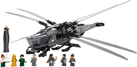 LEGO® Icons Dune: Çöl Gezegeni Atreides Royal Ornithopter 10327 - Yetişkinler için Koleksiyonluk Yaratıcı Model Yapım Seti