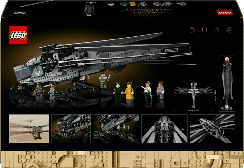 LEGO® Icons Dune: Çöl Gezegeni Atreides Royal Ornithopter 10327 - Yetişkinler için Koleksiyonluk Yaratıcı Model Yapım Seti
