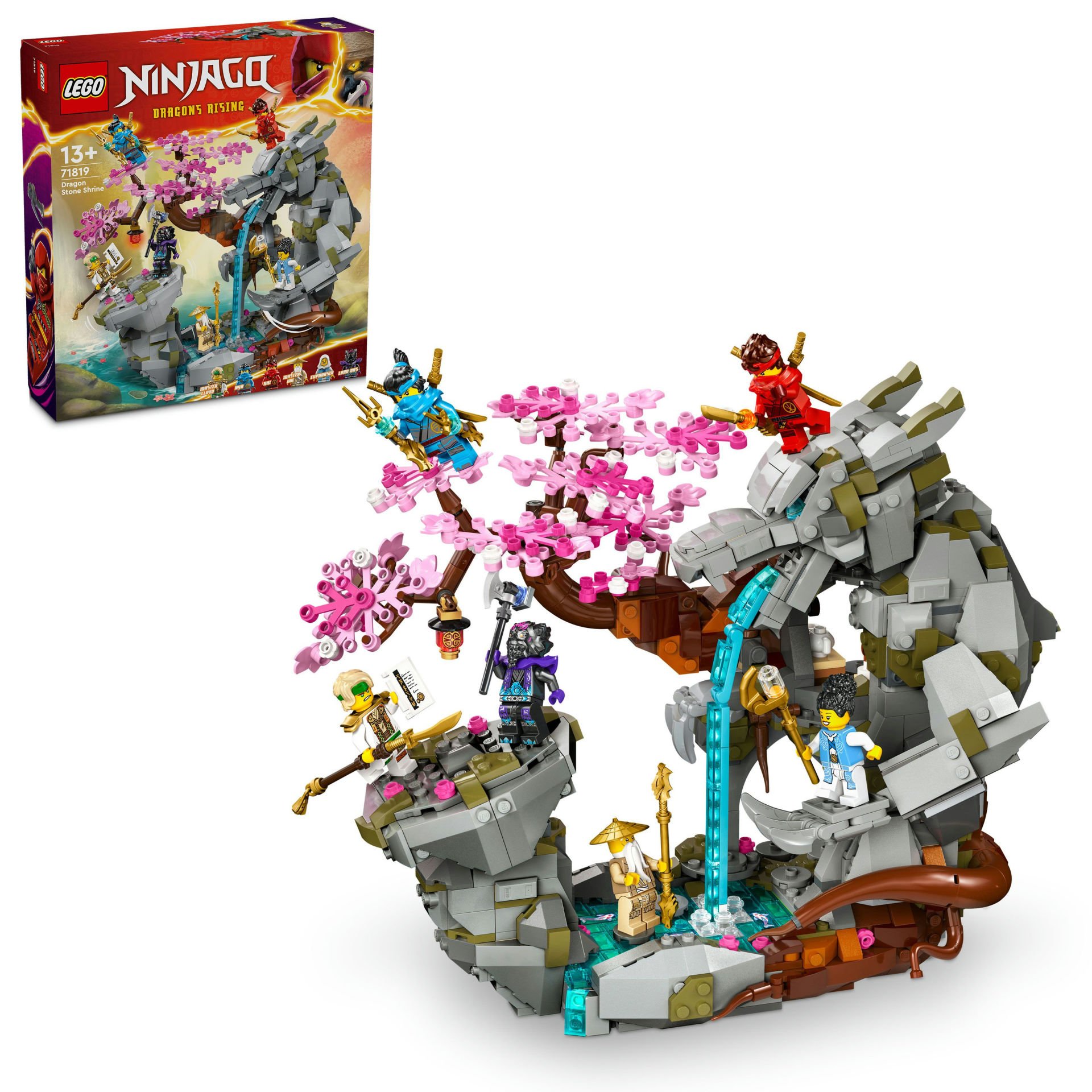 LEGO® NINJAGO® Ejderha Taşı Tapınağı 71819 - 6 Minifigür İçeren Yaratıcı Oyuncak Yapım Seti