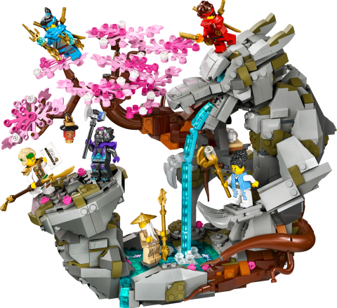 LEGO® NINJAGO® Ejderha Taşı Tapınağı 71819 - 6 Minifigür İçeren Yaratıcı Oyuncak Yapım Seti