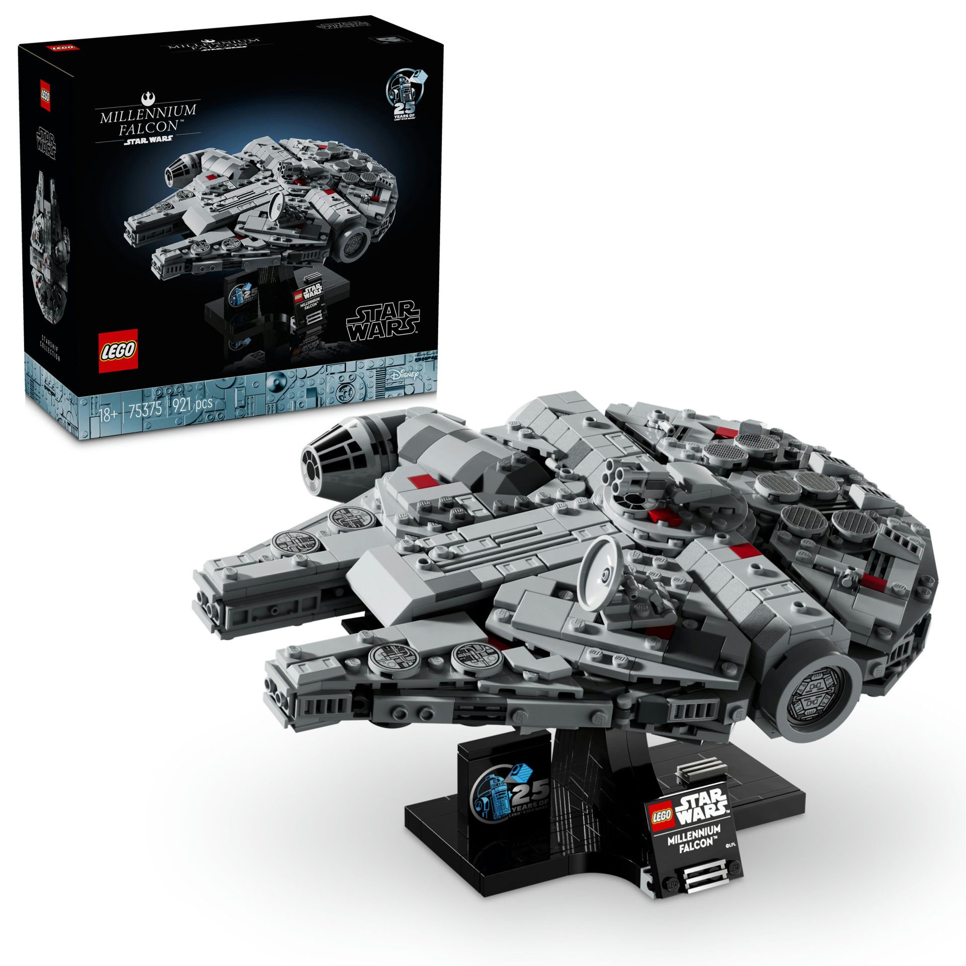 LEGO® Star Wars™ Millennium Falcon™ 75375 - Star Wars Seven Yetişkinler için İnşa Edilebilen Koleksiyonluk Yaratıcı Starship Modeli Yapım Seti (921 Parça)