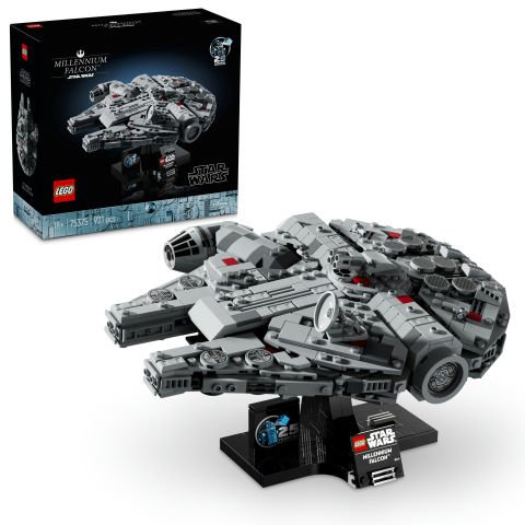 LEGO® Star Wars™ Millennium Falcon™ 75375 - Star Wars Seven Yetişkinler için İnşa Edilebilen Koleksiyonluk Yaratıcı Starship Modeli Yapım Seti (921 Parça)