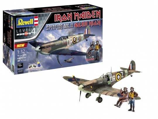 Revell Gift Set Spitfire MkII Iron Maiden